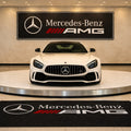 Mercedes AMG Luxury Logo Rug and Display Mat Garage, Home, Office, Showroom Floor Decor, 60x87 in / 150x220 cm - 9