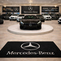 Mercedes Luxury Logo Rug and Display Mat Garage, Home, Office, Showroom Floor Decor, 60x87 in / 150x220 cm - 8