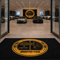 Mercedes Affalterbach Luxury Logo Rug and Display Mat Garage, Home, Office, Showroom Floor Decor, 60x87 in / 150x220 cm - 8