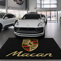 Porsche Macan Luxury Logo Rug and Display Mat Garage, Home, Office, Showroom Floor Decor, 60x87 in / 150x220 cm - 4