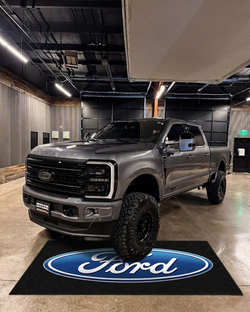Ford Luxury Logo Rug and Display Mat Garage, Home, Office, Showroom Floor Decor, 60x87 in / 150x220 cm