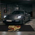Porsche 911 Luxury Logo Rug and Display Mat Garage, Home, Office, Showroom Floor Decor, 60x87 in / 150x220 cm - 8