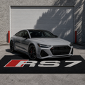 Audi RS7 Premium Luxury Logo Rug and Display Mat Garage, Home, Office, Showroom Floor Decor, 60x87 in / 150x220 cm - 4