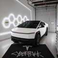Tesla Cybertruck Luxury Logo Rug and Display Mat Garage, Home, Office, Showroom Floor Decor, 60x87 in / 150x220 cm - 1