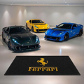 Ferrari Gold Luxury Logo Rug and Display Mat Garage, Home, Office, Showroom Floor Decor, 60x87 in / 150x220 cm - 5