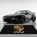 Porsche 944 Luxury Logo Rug and Display Mat Garage, Home, Office, Showroom Floor Decor, 60x87 in / 150x220 cm - 4