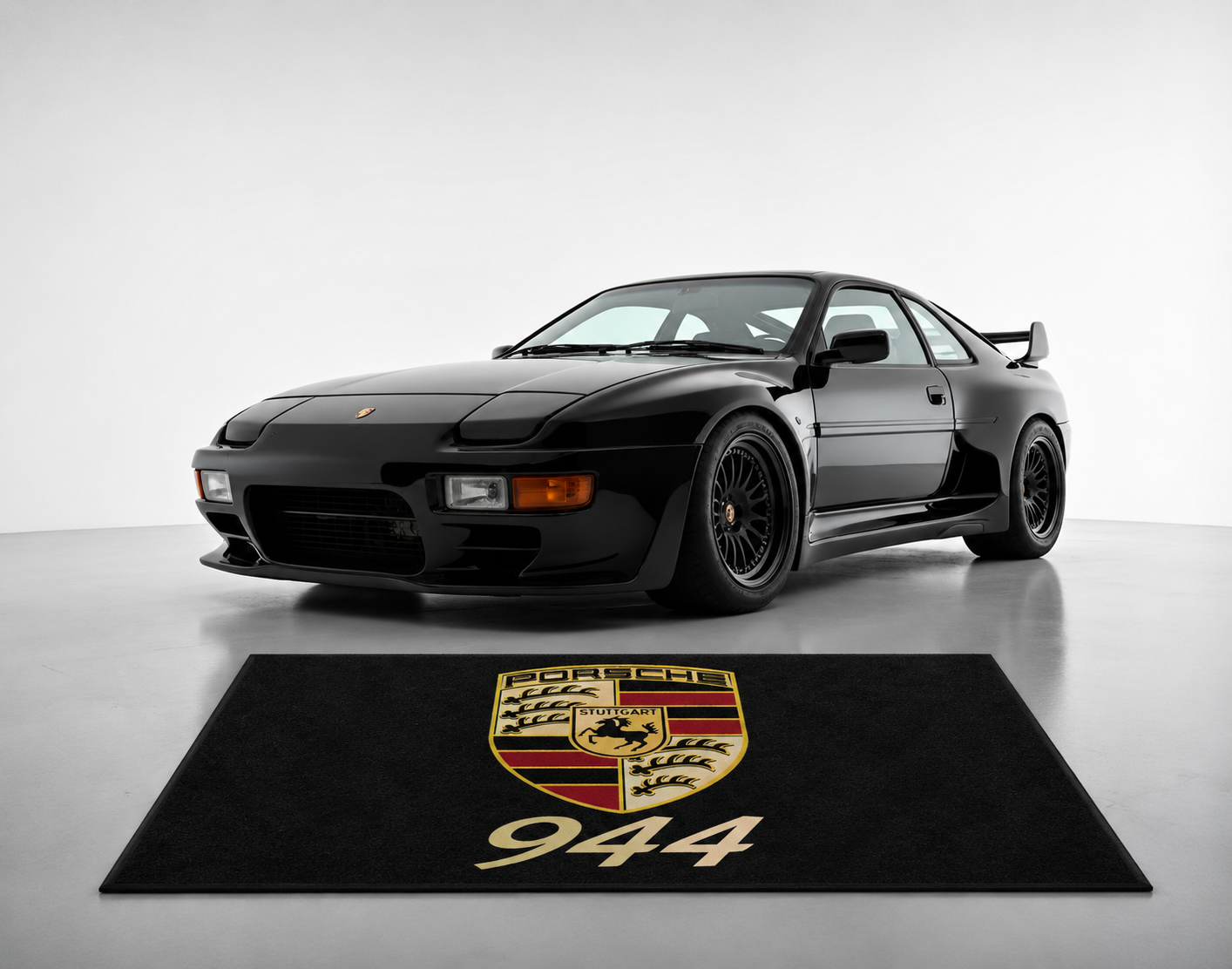 Porsche 944 Luxury Logo Rug and Display Mat Garage, Home, Office, Showroom Floor Decor, 60x87 in / 150x220 cm