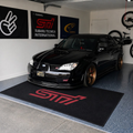 Subaru STI Luxury Logo Rug and Display Mat Garage, Home, Office, Showroom Floor Decor, 60x87 in / 150x220 cm - 4