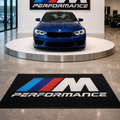 BMW M Performance Premium Luxury Logo Rug and Display Mat Garage, Home, Office, Showroom Floor Decor, 60x87 in / 150x220 cm - 4