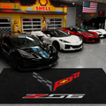 Corvette Z06 Premium Luxury Logo Rug and Display Mat Garage, Home, Office, Showroom Floor Decor, 60x87 in / 150x220 cm - 4