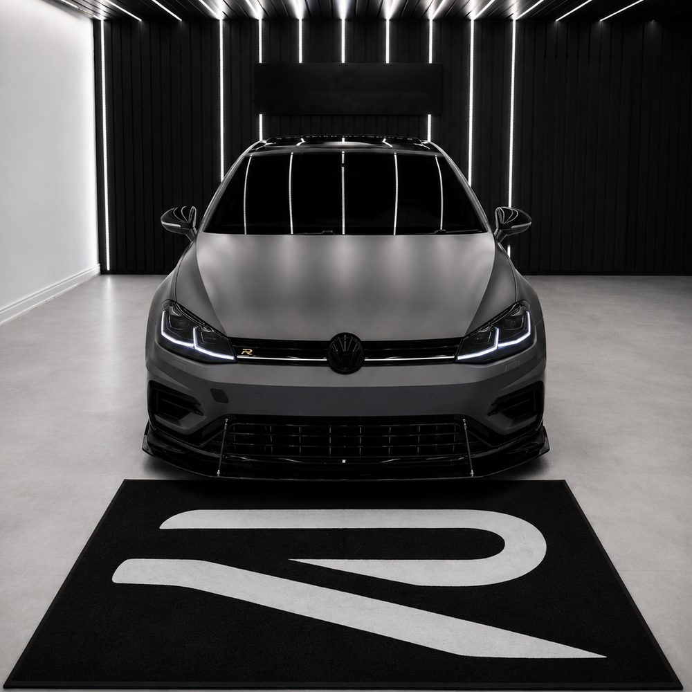 Volkswagen Luxury Logo Rug and Display Mat Garage, Home, Office, Showroom Floor Decor, 60x87 in / 150x220 cm