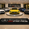 Mercedes AMG Luxury Logo Rug and Display Mat Garage, Home, Office, Showroom Floor Decor, 60x87 in / 150x220 cm - 8