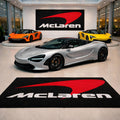 McLaren Luxury Logo Rug and Display Mat Garage, Home, Office, Showroom Floor Decor, 60x87 in / 150x220 cm - 1