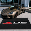 Corvette Z06 Text Premium Luxury Logo Rug and Display Mat Garage, Home, Office, Showroom Floor Decor, 60x87 in / 150x220 cm - 4