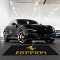 Ferrari Gold Luxury Logo Rug and Display Mat Garage, Home, Office, Showroom Floor Decor, 60x87 in / 150x220 cm - 6