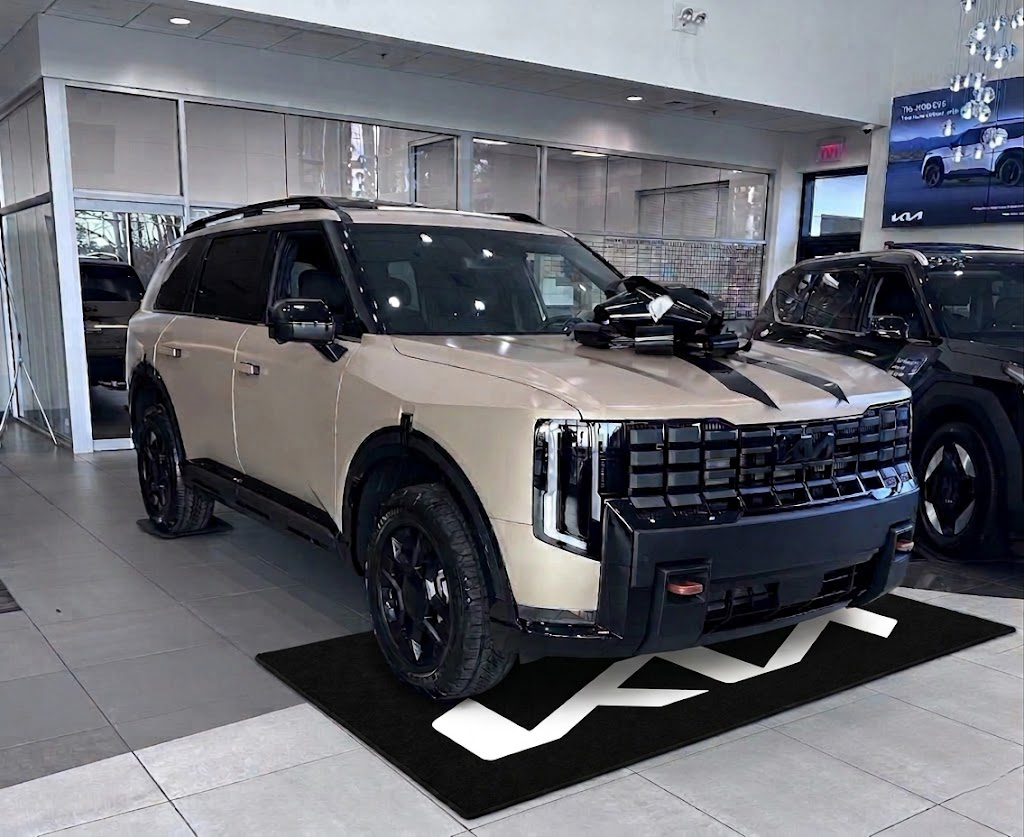 Kia Luxury Logo Rug and Display Mat Garage, Home, Office, Showroom Floor Decor, 60x87 in / 150x220 cm