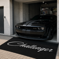Dodge Challenger Luxury Logo Rug and Display Mat Garage, Home, Office, Showroom Floor Decor, 60x87 in / 150x220 cm - 1