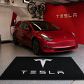 Tesla Luxury Logo Rug and Display Mat Garage, Home, Office, Showroom Floor Decor, 60x87 in / 150x220 cm - 4
