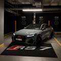 Audi RS7 Premium Luxury Logo Rug and Display Mat Garage, Home, Office, Showroom Floor Decor, 60x87 in / 150x220 cm - 5