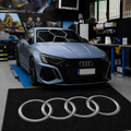 Audi Premium Luxury Logo Rug and Display Mat Garage, Home, Office, Showroom Floor Decor, 60x87 in / 150x220 cm - 4