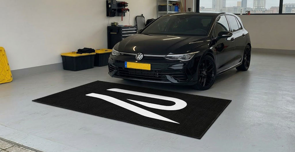Volkswagen Luxury Logo Rug and Display Mat Garage, Home, Office, Showroom Floor Decor, 60x87 in / 150x220 cm