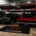 Dodge Luxury Logo Rug and Display Mat Garage, Home, Office, Showroom Floor Decor, 60x87 in / 150x220 cm - 5