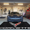 Corvette Premium Luxury Logo Rug and Display Mat Garage, Home, Office, Showroom Floor Decor, 60x87 in / 150x220 cm - 5