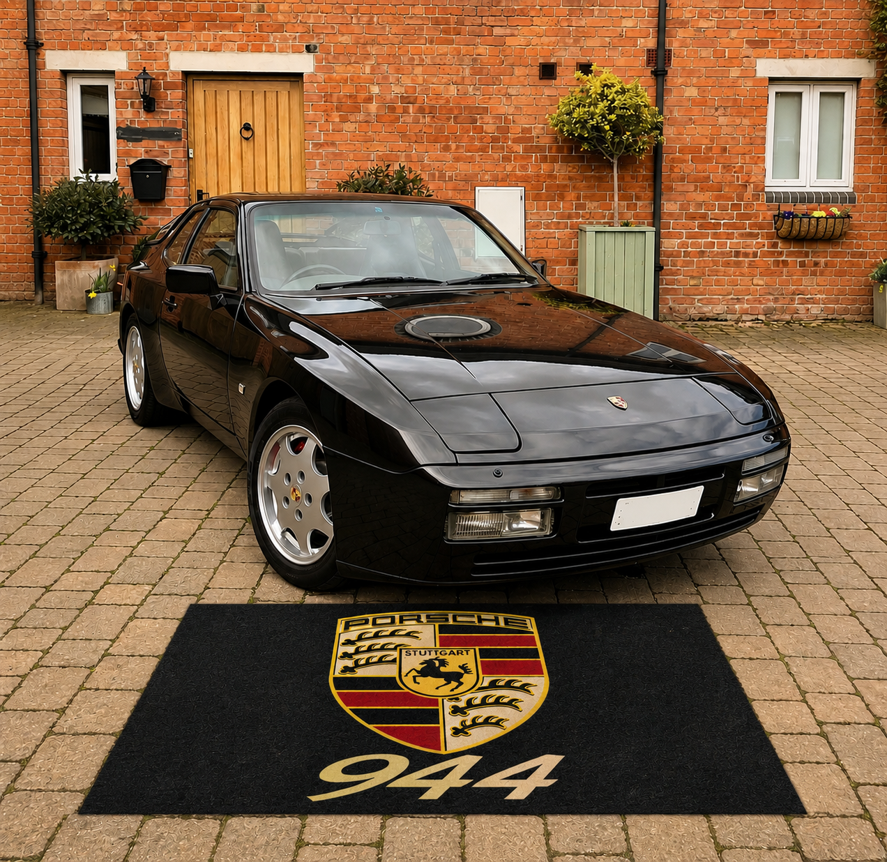 Porsche 944 Luxury Logo Rug and Display Mat Garage, Home, Office, Showroom Floor Decor, 60x87 in / 150x220 cm