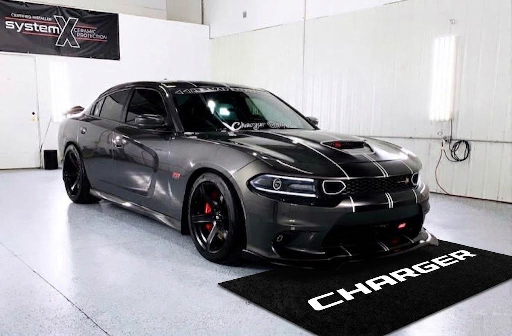 Dodge Charger Luxury Logo Rug and Display Mat Garage, Home, Office, Showroom Floor Decor, 60x87 in / 150x220 cm
