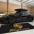 Porsche Taycan Luxury Logo Rug and Display Mat Garage, Home, Office, Showroom Floor Decor, 60x87 in / 150x220 cm - 4