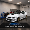 Subaru Luxury Logo Rug and Display Mat Garage, Home, Office, Showroom Floor Decor, 60x87 in / 150x220 cm - 4