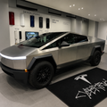 Tesla Cybertruck Luxury Logo Rug and Display Mat Garage, Home, Office, Showroom Floor Decor, 60x87 in / 150x220 cm - 4
