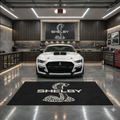 Mustang Shelby Luxury Logo Rug and Display Mat Garage, Home, Office, Showroom Floor Decor, 60x87 in / 150x220 cm - 10