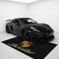 Porsche Boxster Luxury Logo Rug and Display Mat Garage, Home, Office, Showroom Floor Decor, 60x87 in / 150x220 cm - 1