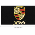 Porsche 356 Luxury Logo Rug and Display Mat Garage, Home, Office, Showroom Floor Decor, 60x87 in / 150x220 cm - 7
