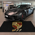 Porsche 911 Luxury Logo Rug and Display Mat Garage, Home, Office, Showroom Floor Decor, 60x87 in / 150x220 cm - 4