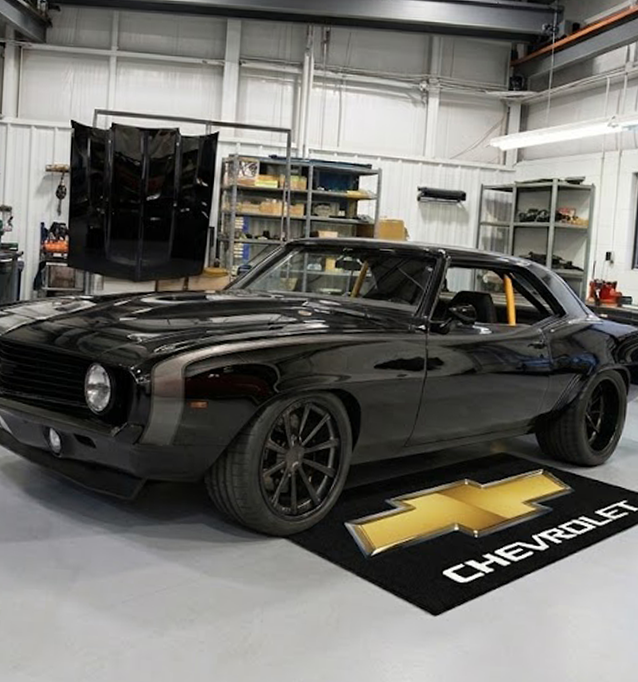 Chrysler Premium Luxury Logo Rug and Display Mat Garage, Home, Office, Showroom Floor Decor, 60x87 in / 150x220 cm