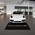 Porsche Text Luxury Logo Rug and Display Mat Garage, Home, Office, Showroom Floor Decor, 60x87 in / 150x220 cm - 6