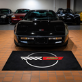 Corvette C4 Premium Luxury Logo Rug and Display Mat Garage, Home, Office, Showroom Floor Decor, 60x87 in / 150x220 cm - 1