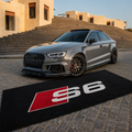 Audi S6 Premium Luxury Logo Rug and Display Mat Garage, Home, Office, Showroom Floor Decor, 60x87 in / 150x220 cm - 5