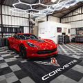 Corvette Premium Luxury Logo Rug and Display Mat Garage, Home, Office, Showroom Floor Decor, 60x87 in / 150x220 cm - 1