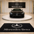 Mercedes Luxury Logo Rug and Display Mat Garage, Home, Office, Showroom Floor Decor, 60x87 in / 150x220 cm - 2