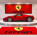 Ferrari Luxury Logo Rug and Display Mat Garage, Home, Office, Showroom Floor Decor, 60x87 in / 150x220 cm - 6