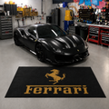 Ferrari Gold Luxury Logo Rug and Display Mat Garage, Home, Office, Showroom Floor Decor, 60x87 in / 150x220 cm - 8