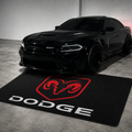 Dodge Luxury Logo Rug and Display Mat Garage, Home, Office, Showroom Floor Decor, 60x87 in / 150x220 cm - 1