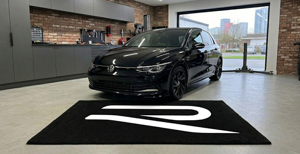 Volkswagen Luxury Logo Rug and Display Mat Garage, Home, Office, Showroom Floor Decor, 60x87 in / 150x220 cm