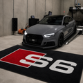 Audi S6 Premium Luxury Logo Rug and Display Mat Garage, Home, Office, Showroom Floor Decor, 60x87 in / 150x220 cm - 6