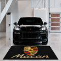 Porsche Macan Luxury Logo Rug and Display Mat Garage, Home, Office, Showroom Floor Decor, 60x87 in / 150x220 cm - 1