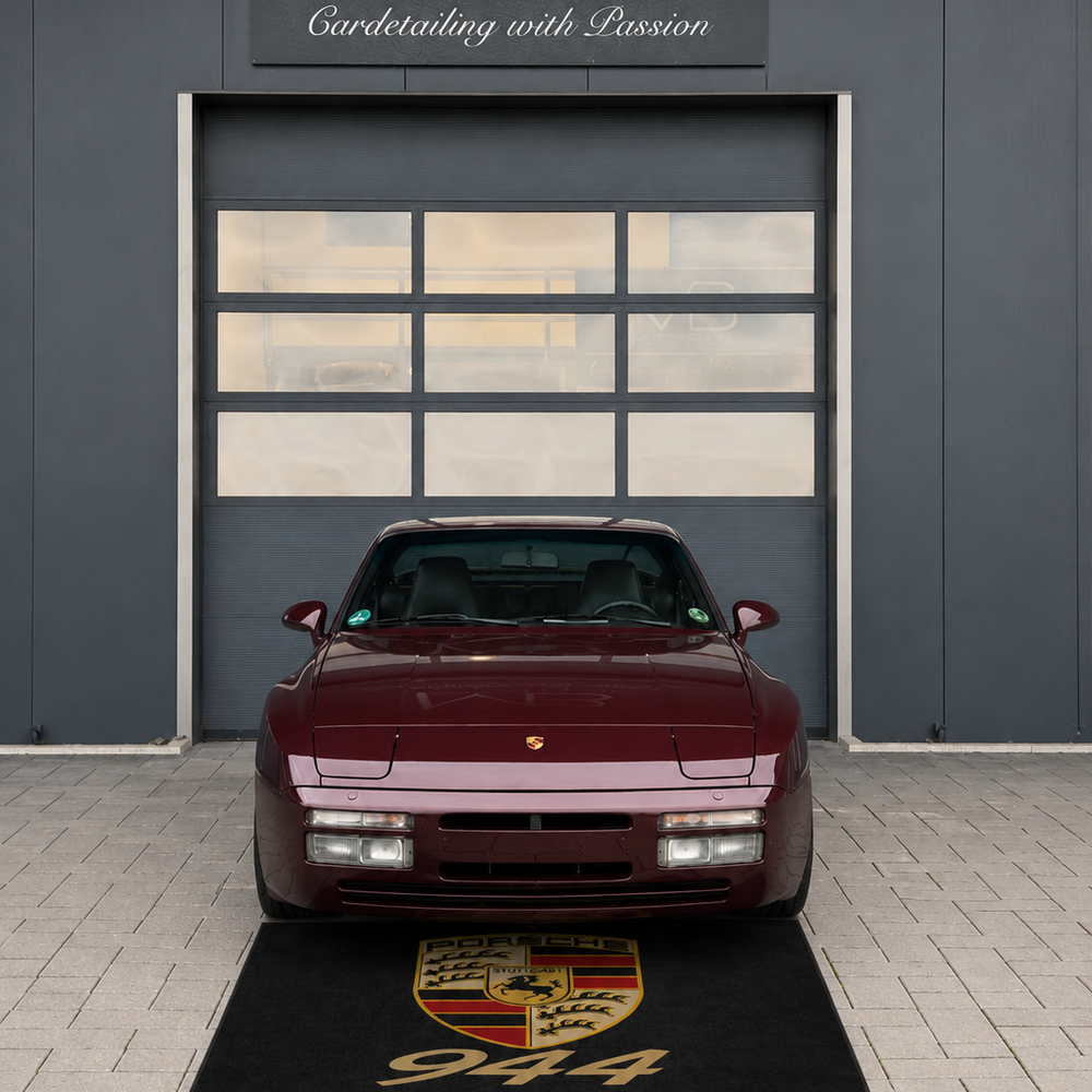 Porsche 944 Luxury Logo Rug and Display Mat Garage, Home, Office, Showroom Floor Decor, 60x87 in / 150x220 cm