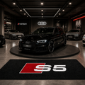Audi S5 Premium Luxury Logo Rug and Display Mat Garage, Home, Office, Showroom Floor Decor, 60x87 in / 150x220 cm - 6